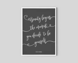 Fashion Quote Print, Prints, Wall Art, Prints Poster, Modern Calligraphy Gift For Her - thumbnail 1