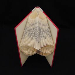 Infinity Forever Mobius Strip Physics Math Symbol Folded Book Art Sculpture - thumbnail 3