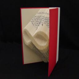 Infinity Forever Mobius Strip Physics Math Symbol Folded Book Art Sculpture - thumbnail 2