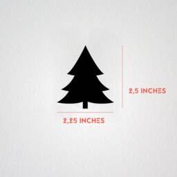 Metallic Gold Wall Decals Decor Stickers Pine Trees Forest Pattern Nursery Baby Modern & Scandinavian - thumbnail 3