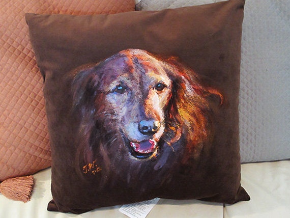 Custom-Made & Hand-Painted Pet Pillow - image 1