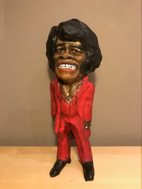James Brown Figure, Handmade Figurine, Soul Music - image 1