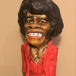 James Brown Figure, Handmade Figurine, Soul Music - thumbnail 2