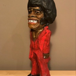 James Brown Figure, Handmade Figurine, Soul Music - thumbnail 3