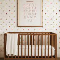 Tulip Flower Wall Stickers - Decals For Kids Nursery Decor Floral Removable Fabric - thumbnail 2