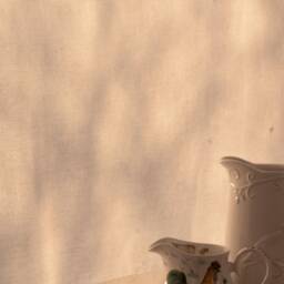 Cotton Muslin Sheer Blind, Flat Curtain Max Length 120cm - thumbnail 3