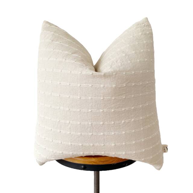 Chiang Mai Cotton Pillow Cover Cream Sofa - image 1