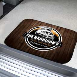 Personalised Campervan Door Mat - Pop Top Indoor Pt100 44cm X 32cm - thumbnail 2