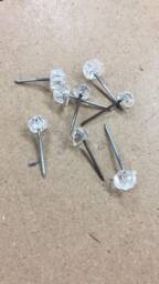 Lot For 3 Glass Nails With Smooth Stem, Spare Parts Mirrors