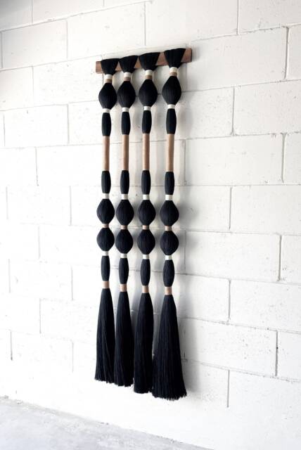 Made To Order/Large Wall Hanging/Tapestry/Wall Decor/Wall Art/Contemporary Art/string Art/Modern Art/Home Decor/Black Art/Woven Art/ - image 1