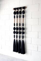 Made To Order/Large Wall Hanging/Tapestry/Wall Decor/Wall Art/Contemporary Art/string Art/Modern Art/Home Decor/Black Art/Woven Art/
