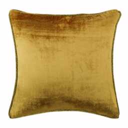 "Designer Gold Sofa Pillow Cover 16""x16" - thumbnail 3
