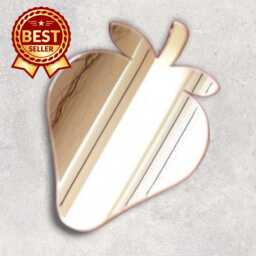 strawberry Acrylic Mirror Wall Art - Custom Sizes, Shapes & Colours