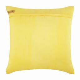"Luxury Scrolls Yellow Pillow Cover For Bed 24""x24""/26""x26" - thumbnail 3