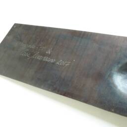 Sperm Cell Wall Relief, Corten Steel, Gold Leaf Accent, New Life, Biology, Waiting Room, Gynaecology, Parents, Kleinmanzanoart - thumbnail 4