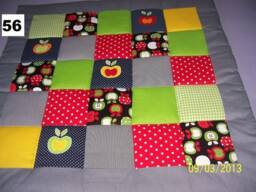 Baby Blanket, Quilt, Patchwork Crawlblanket, Children's Blanket Sofort Lieferbar Changes At No Extra Charge - thumbnail 1