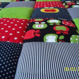 Baby Blanket, Quilt, Patchwork Crawlblanket, Children's Blanket Sofort Lieferbar Changes At No Extra Charge - thumbnail 3