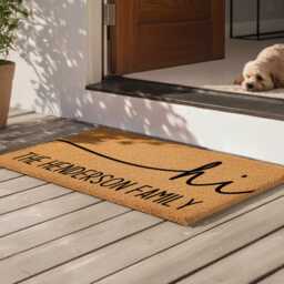 Custom Family Name Doormat - Personalised Welcome Mat For Front Door - thumbnail 3