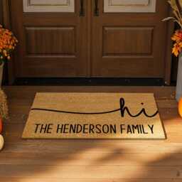 Custom Family Name Doormat - Personalised Welcome Mat For Front Door - thumbnail 4