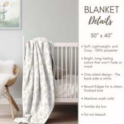 Personalized Baby Name Blanket - Custom Monogrammed Swaddle Gift - thumbnail 3