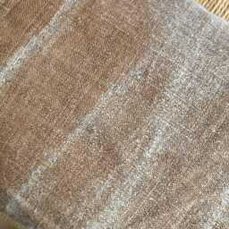 Vintage Hmong Hemp Pillow Handwoven Tribal Textile, Brown & Navy Batik - thumbnail 3