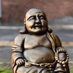 Large Buddha Sculpture Meditation Statue Concrete Japanese Figurine Sitting Ornament Decoration Lover Gift Yard Art - thumbnail 2