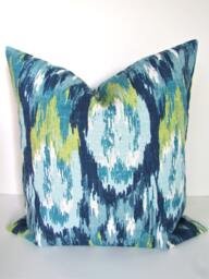 Pillows Blue Pillow Covers Turquoise Throw Pillows 16 18x18 20 Green Navy Modern Home & Living Geometric - thumbnail 1