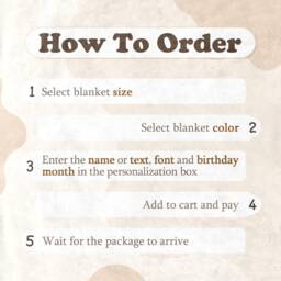 Custom Birth Flower Blanket With Name, Minky For Baby Adults Friends Wife Bridesmaids, Multi Size Monogram Blanket, Gift Kids - thumbnail 4