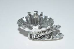 Silver Metal Clip On Party Chime Candle Holder -