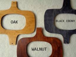 Mid Century Modern Room Divider Custom Length & Colors, Plywood Partition - thumbnail 3