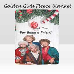 Golden Girls Fleece Blanket, Fleece, Cover, Bedroom, Bed, Fun, 80S