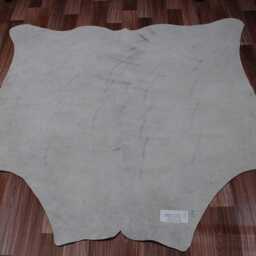 Chic Large Cowhide Rug - Black & White Hair-On Leather For Sophisticated Spaces - 54x54 Inches - thumbnail 4