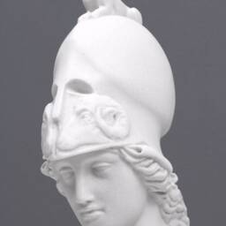 Athena Bust Sculpture - Goddess Statue Of Wisdom Roman Greek Athene - Small Female Art Made in Europe - 26cm/10.2 - thumbnail 4