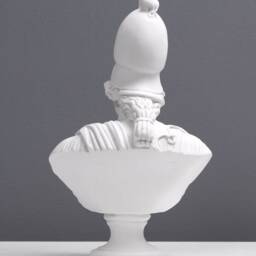 Athena Bust Sculpture - Goddess Statue Of Wisdom Roman Greek Athene - Small Female Art Made in Europe - 26cm/10.2 - thumbnail 3