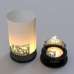 Birthday Shadow Play Candle Gift Box - Projection Silhouette - thumbnail 4