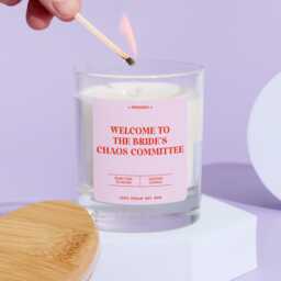 Funny Scented Candle Gift For Bridesmaid Maid Of Honour Team Bride Fun Bridal Party Sassy Keepsake Bridesmaids & Hen - thumbnail 3