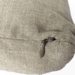 Half Bolster Pillow Case - Linen Cover With The Hidden Zipper Cylinder Neck Back Knee Support Pillowcase - thumbnail 3