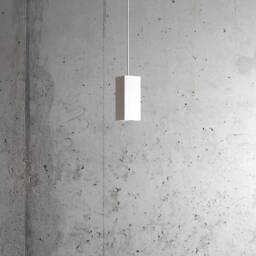 Sculptural Plaster Pendant Light Handmade Modern Lighting - thumbnail 2