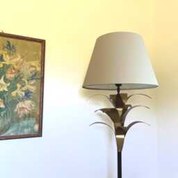 Cream Cotton Empire Lampshade, Coolie Ceiling Light Shade - thumbnail 1