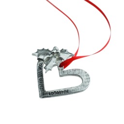 7Th Anniversary Christmas Tree Ornament - Reads Our Together - thumbnail 3