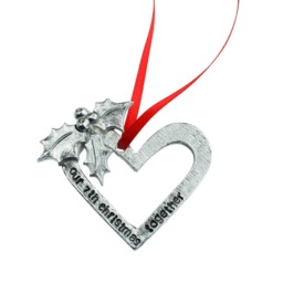 7Th Anniversary Christmas Tree Ornament - Reads Our Together - thumbnail 4