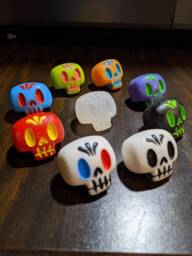 Lil Mr. Marrow Sugar Skulls Designer Resin Art Toys - thumbnail 1