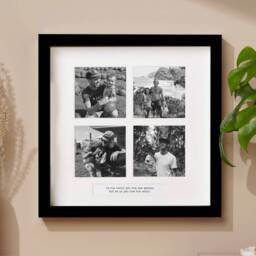 Personalized Four-Photo Window Frame Family Photo Gift - thumbnail 2