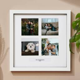 Personalized Four-Photo Window Frame Family Photo Gift - thumbnail 1