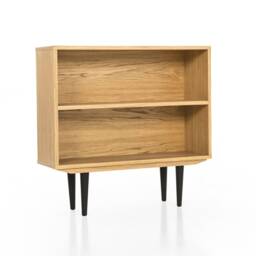 Bookcase, Bookshelf Made Of Oak Vaneer - Livlo D-R05 - thumbnail 4