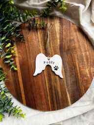 Handmade Personalised Pet Loss Christmas Tree Decoration For Cat Or Dog, Memorial Ornament - thumbnail 1