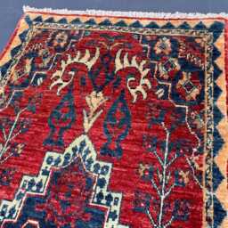 2x5 Persian Handmade Wool Area Rug, Boho Home Decor - thumbnail 3