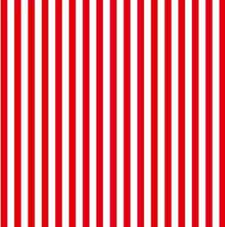 Red Stripe Baby Bedding Fitted Crib Sheet Changing Table Cover Dress Stripe in Geranium - thumbnail 1