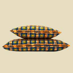 "African Print - Wax Fabric Cushion " - thumbnail 3