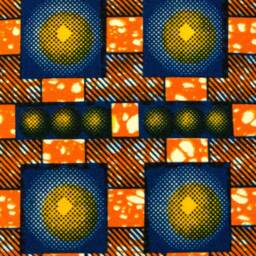 "African Print - Wax Fabric Cushion " - thumbnail 4
